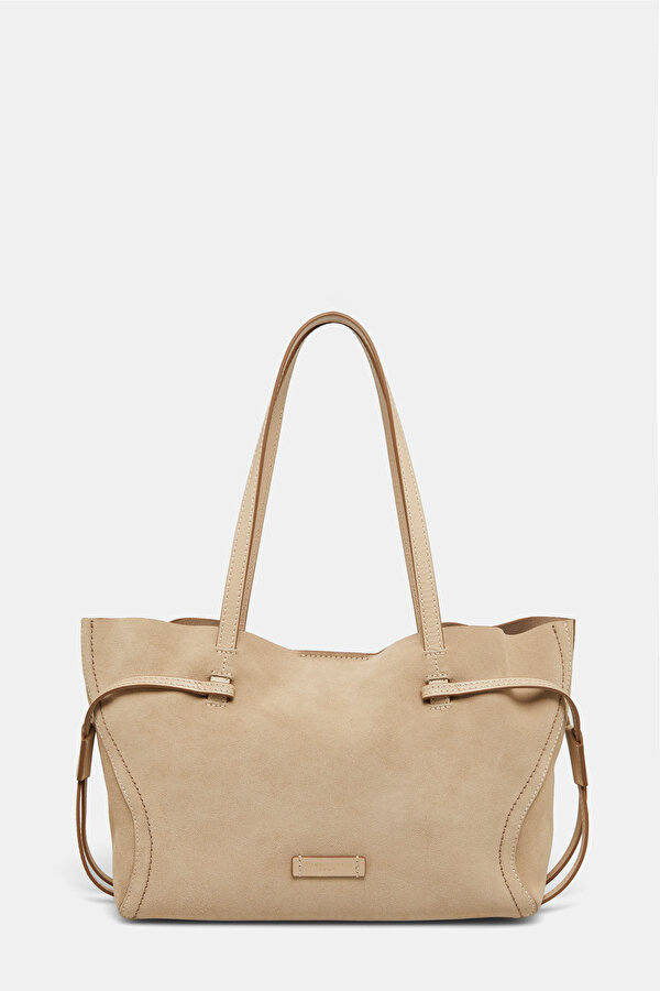 BEIGE SUEDE BAG
