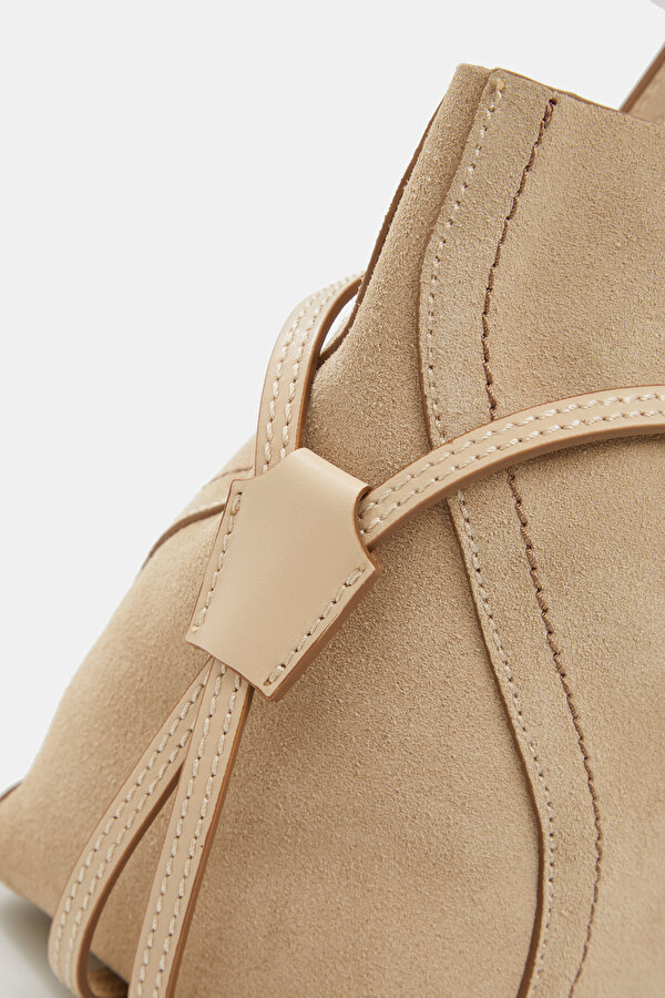 BEIGE SUEDE BAG 7