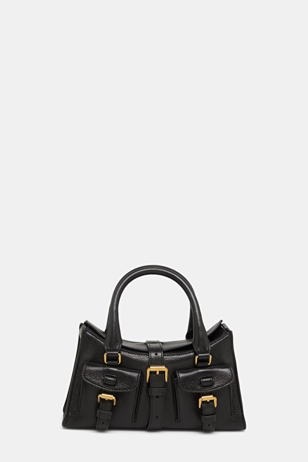 BLACK LEATHER BAG