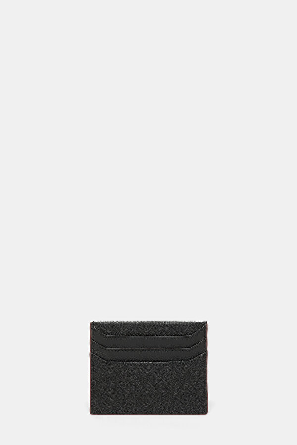 BLACK MONOGRAM WALLET 2