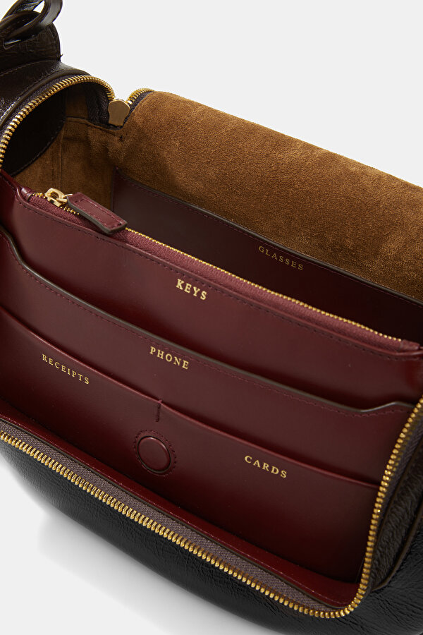 BROWN LEATHER BAG 7