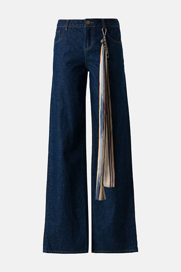 LACİVERT BOL PAÇA PANTOLON