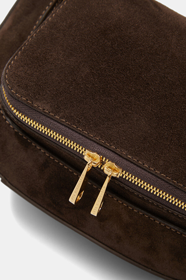 BROWN SUEDE BAG 6