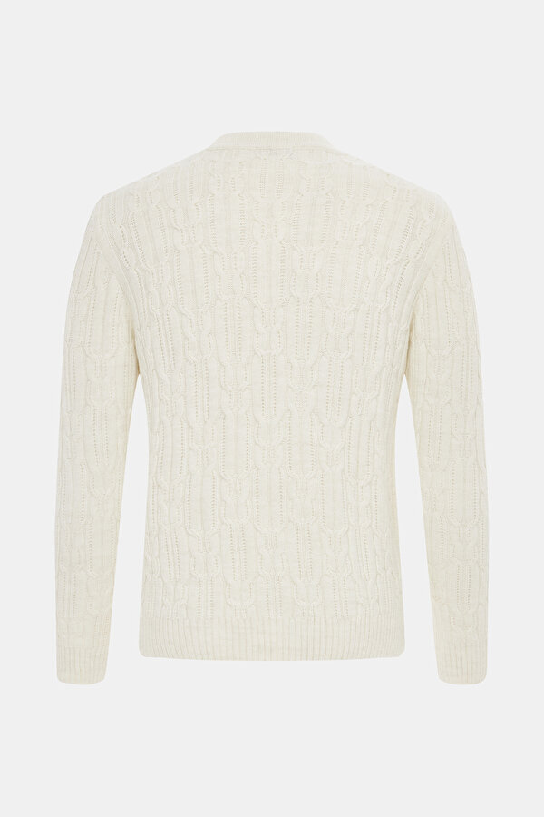 ECRU BASIC / ROUND NECKLINE TRICOT 2