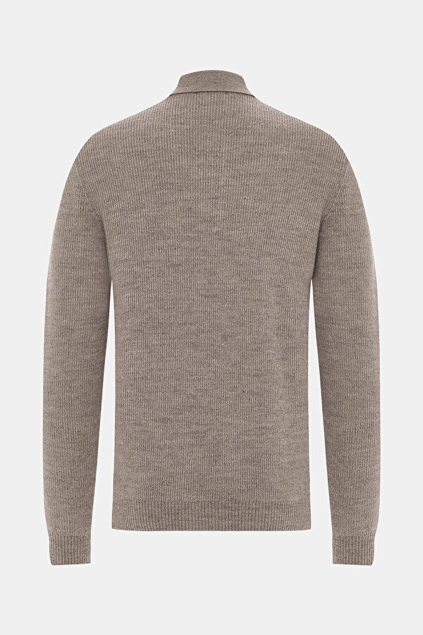 BROWN POLO NECK TRICOT 2