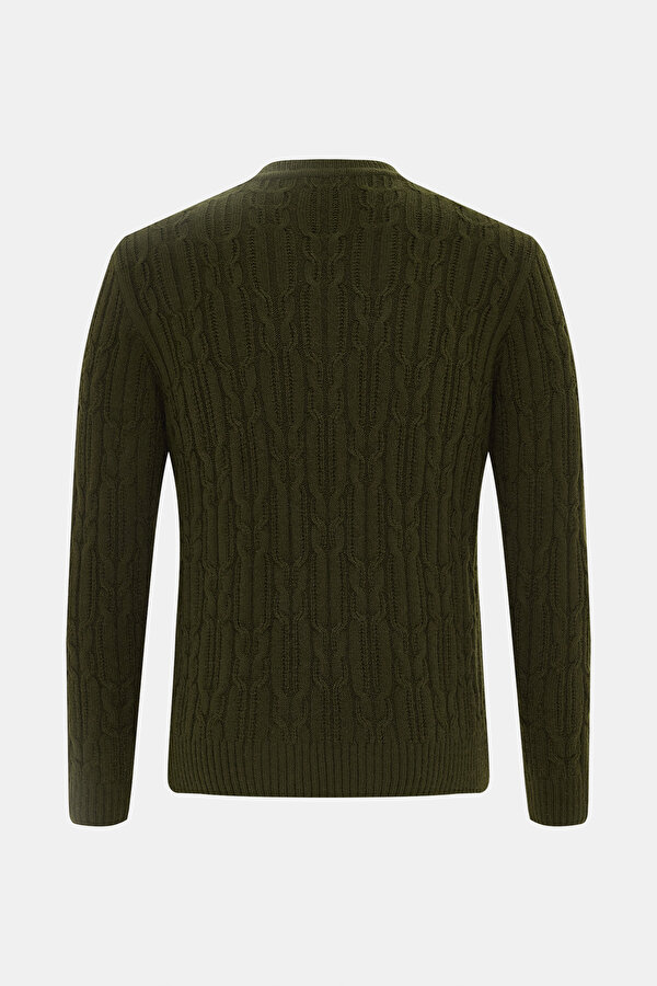 GREEN BASIC / ROUND NECKLINE TRICOT 2