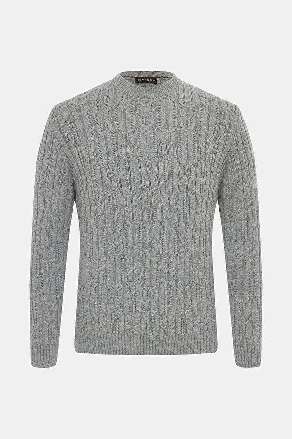 GREY BASIC / ROUND NECKLINE TRICOT