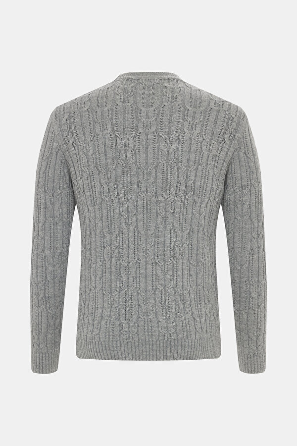 GREY BASIC / ROUND NECKLINE TRICOT 2
