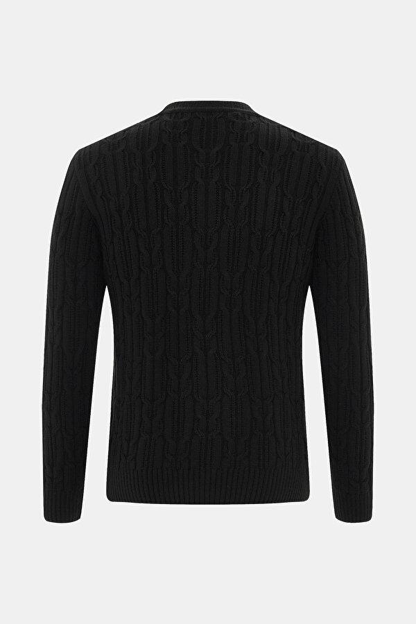 BLACK BASIC / ROUND NECKLINE TRICOT 2