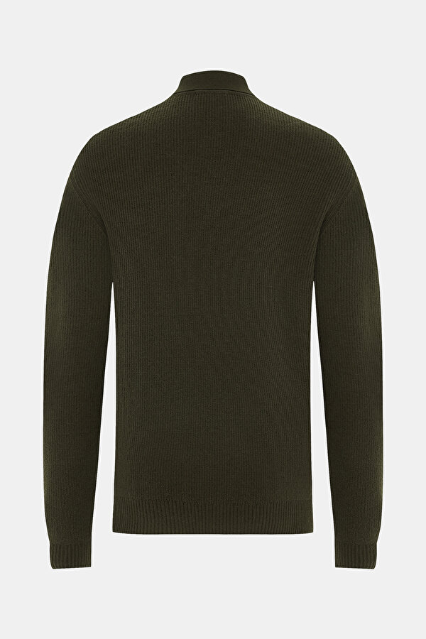 GREEN POLO NECK TRICOT 2