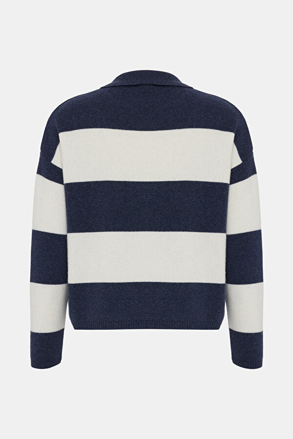 ECRU POLO NECK TRICOT 2