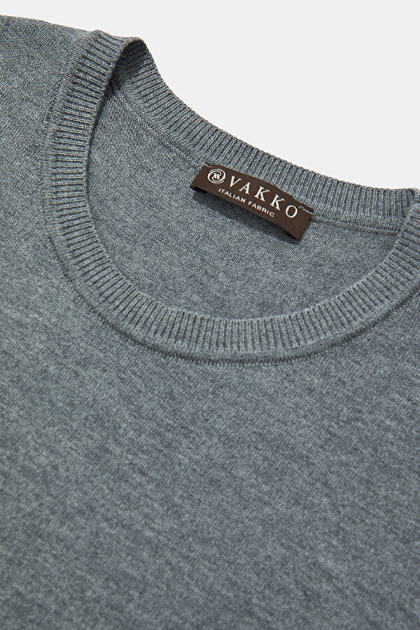 DARK BLUE BASIC / ROUND NECKLINE TRICOT 6