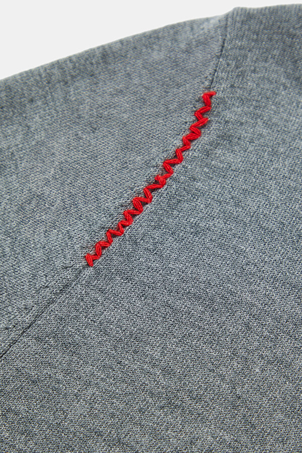 DARK BLUE BASIC / ROUND NECKLINE TRICOT 7