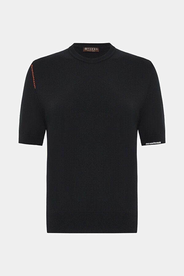 ECRU BASIC / ROUND NECKLINE TRICOT