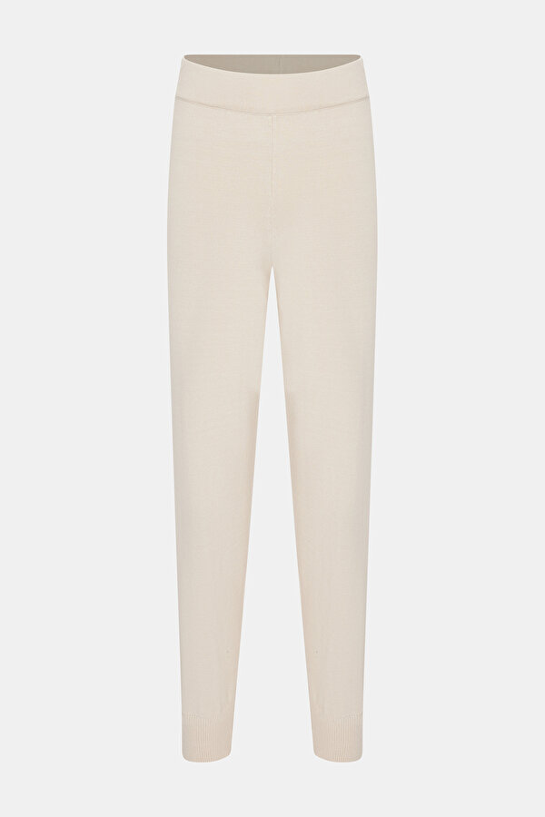 BEIGE SKINNY LEG TROUSERS