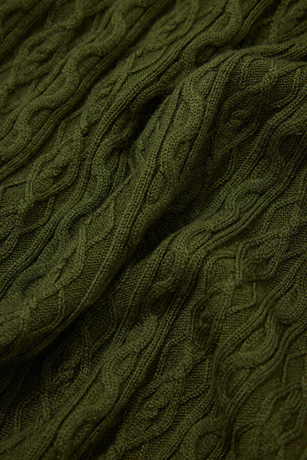 KHAKI MIDI DRESS 6