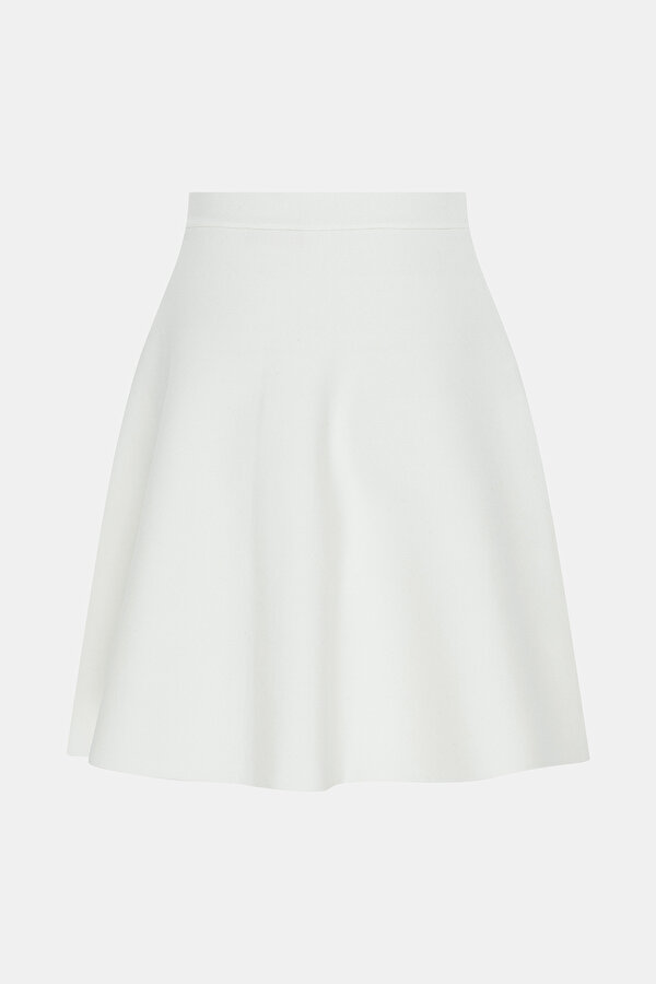 ECRU ABOVE THE KNEE SKIRT 6