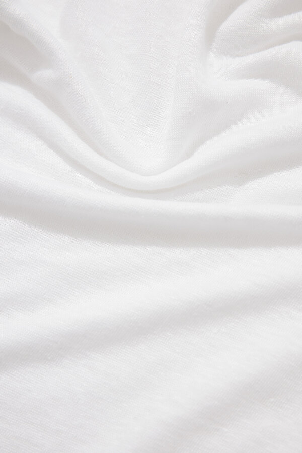 BEIGE BASIC / ROUND NECKLINE SHORT SLEEVE TSHIRT 7