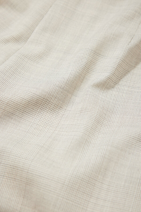 ECRU WIDE LEG TROUSERS 7