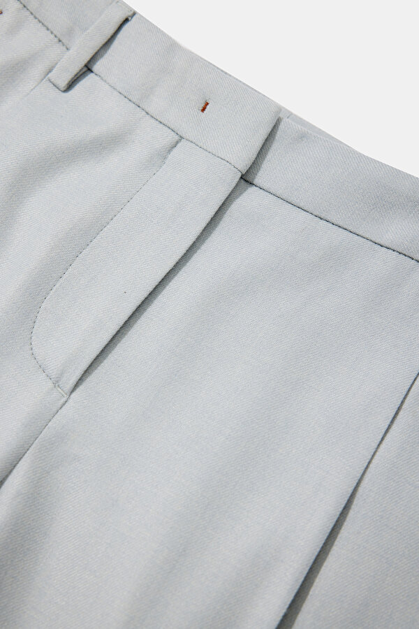 LIGHT GREY WIDE LEG TROUSERS 6