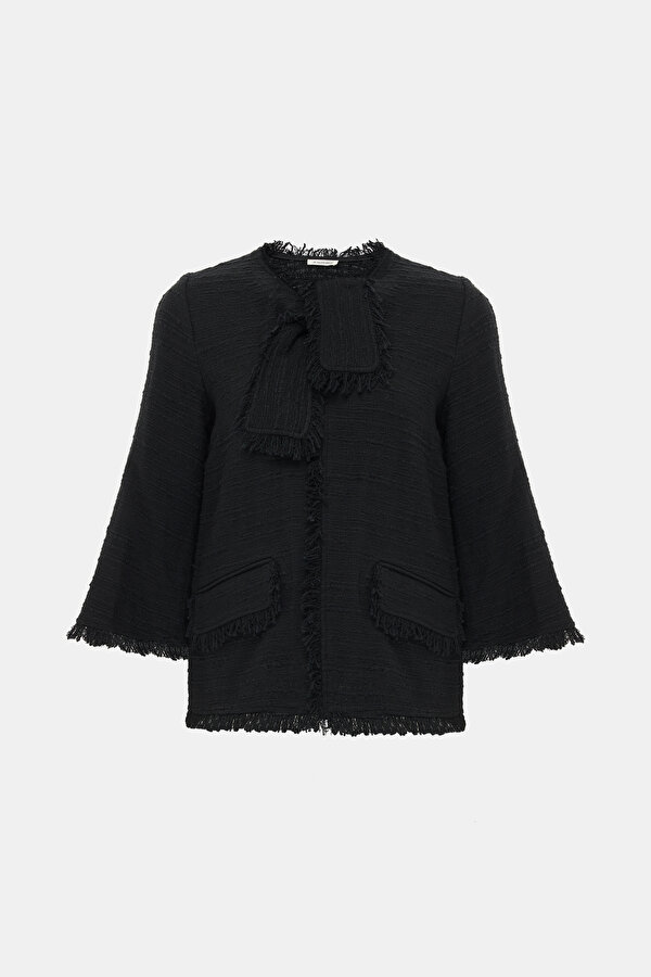 BLACK LONG SLEEVE BLOUSE