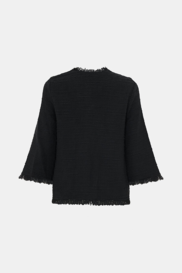 BLACK LONG SLEEVE BLOUSE 2