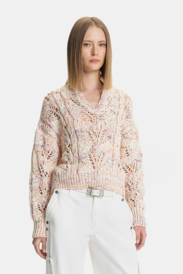 RED POLO NECK TRICOT