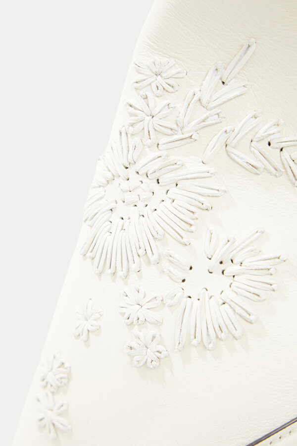 WHITE LEATHER BAG 6