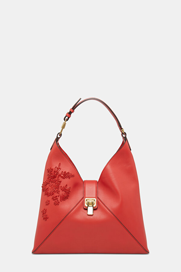 RED LEATHER BAG