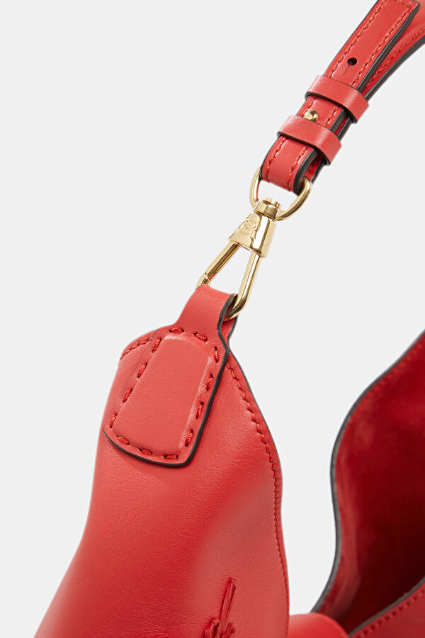 RED LEATHER BAG 6