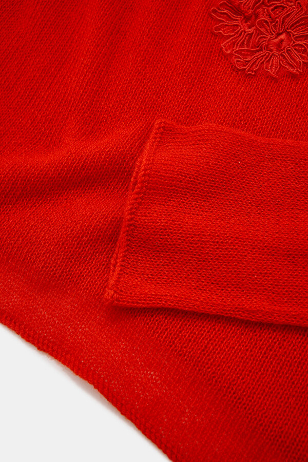 RED BASIC / ROUND NECKLINE TRICOT 11