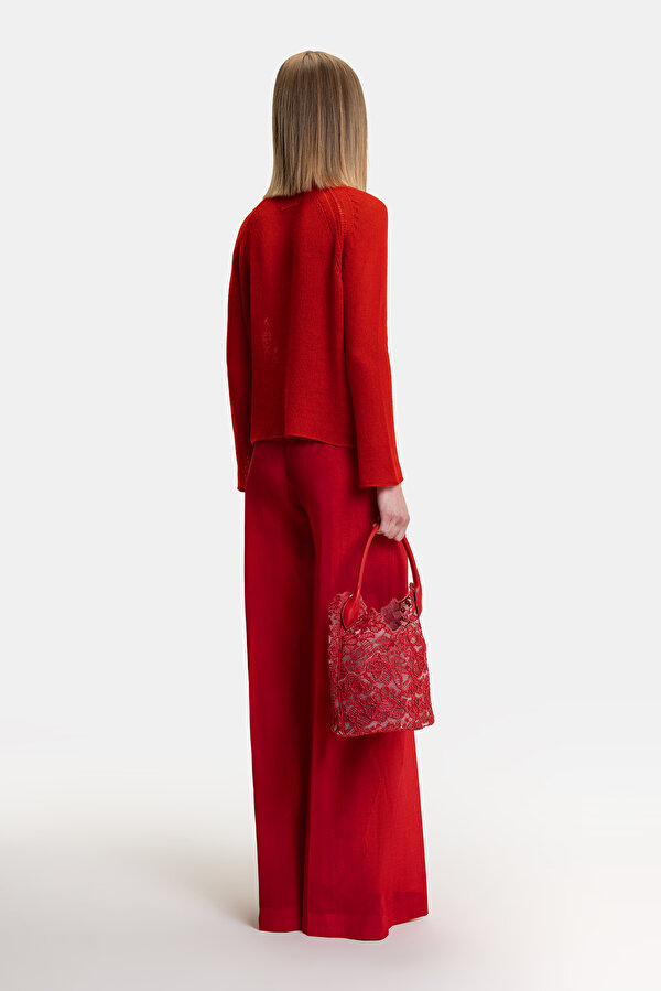 RED BASIC / ROUND NECKLINE TRICOT 6