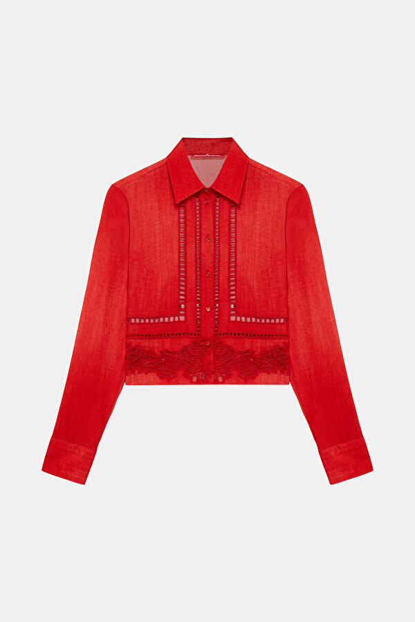 RED LONG SLEEVE SHIRT 7