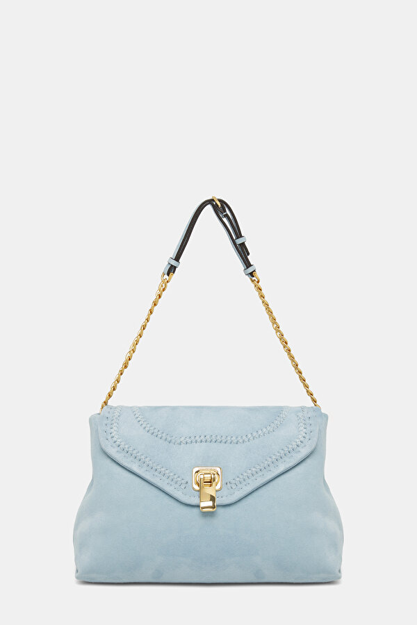 BLUE SUEDE BAG