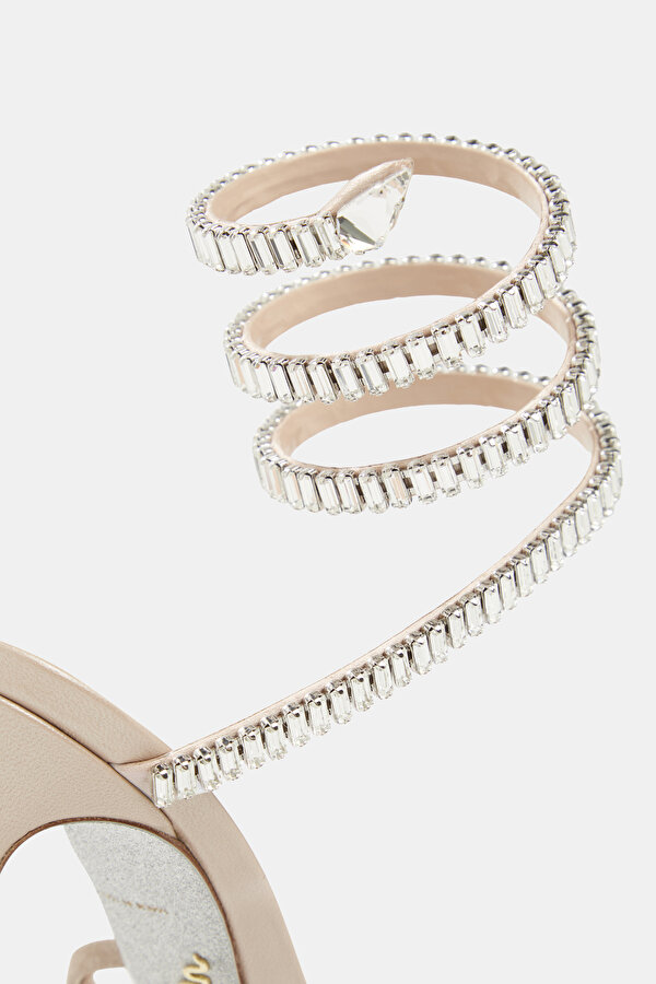 SILVER LEATHER SHOE 6