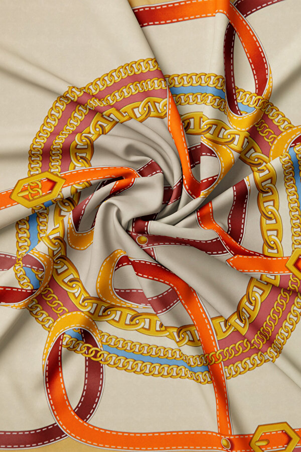 CAMEL OBJECT DESIGN TWILL SCARF 2