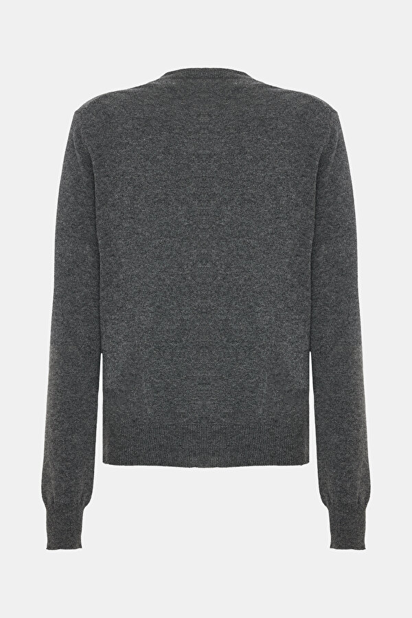 Comme Des Garcons Play Women Grey Cardıgan