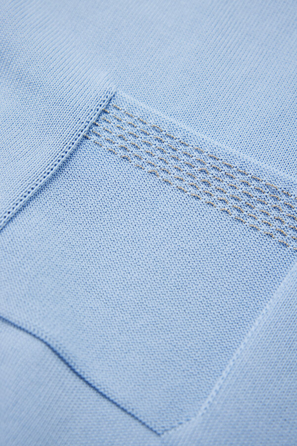 BLUE BOAT NECK TRICOT 11
