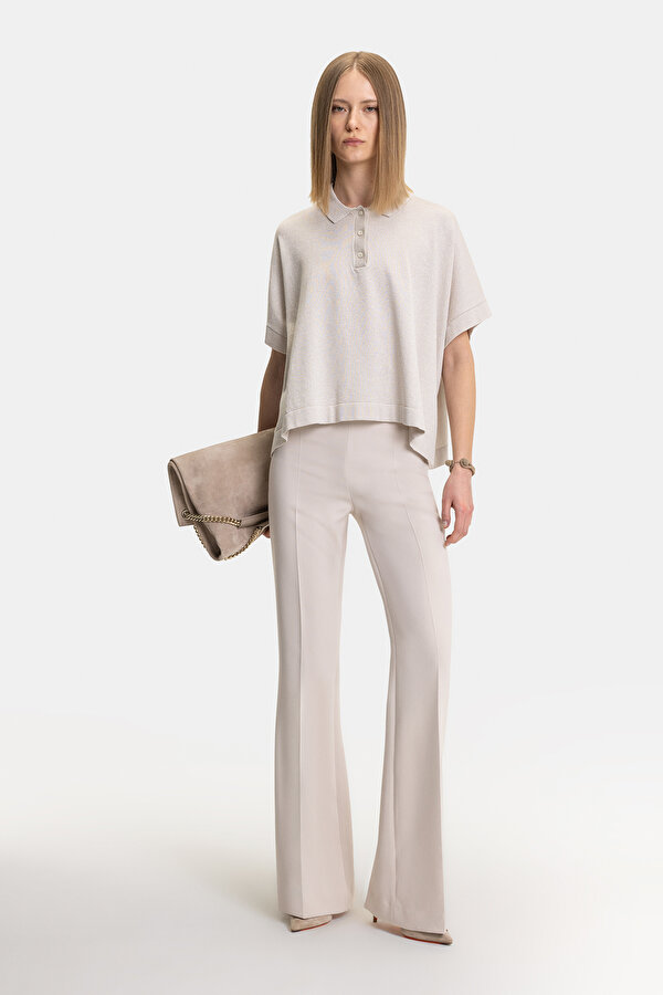 BEIGE POLO NECK TRICOT 6