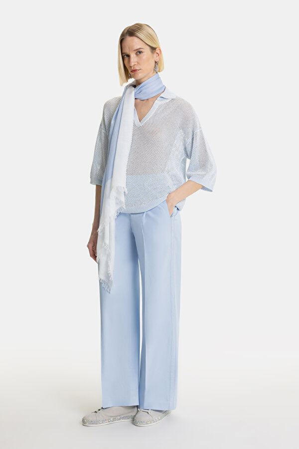 WHITE POLO NECK TRICOT 6