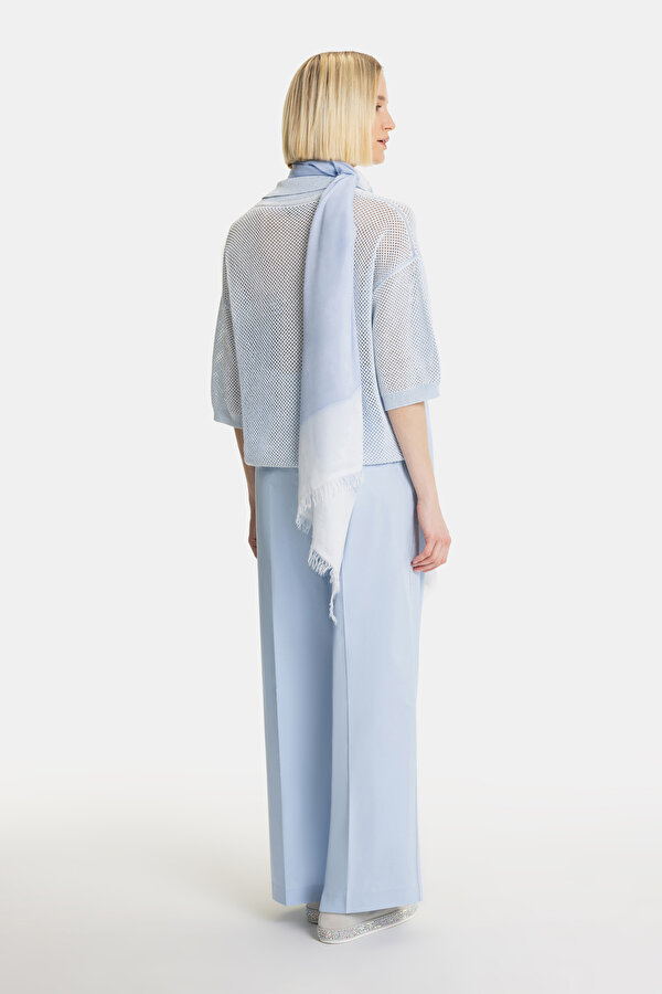 WHITE POLO NECK TRICOT 7