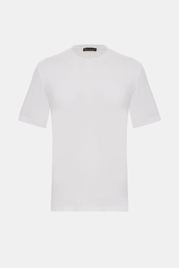 WHITE BICYCLE COLLAR SHORT SLEEVE TSHIRT
