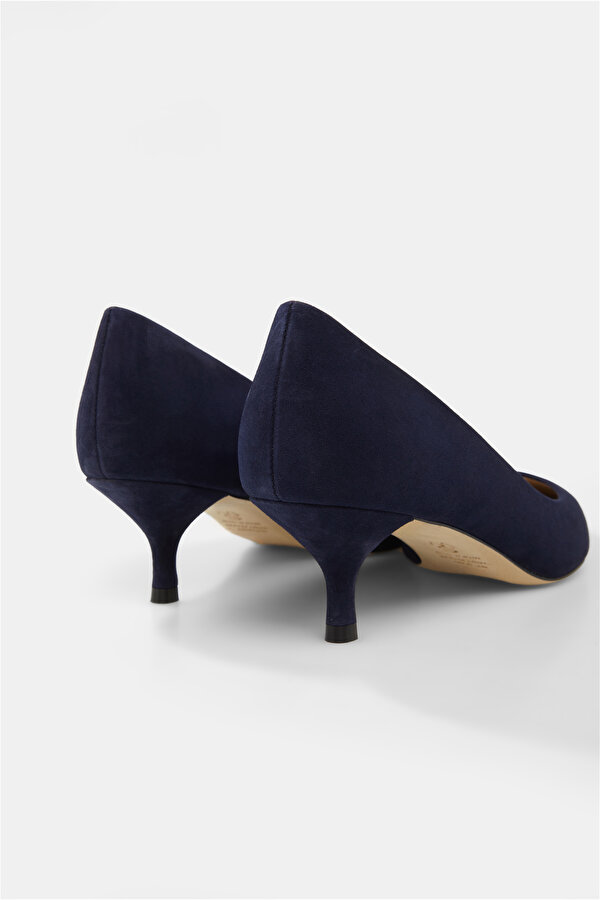 NAVY BLUE LEATHER SHOE 6