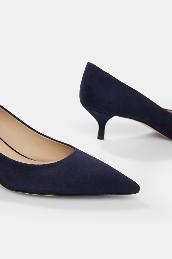 NAVY BLUE LEATHER SHOE 7