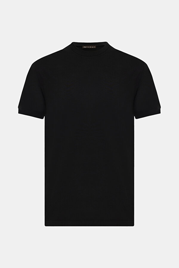 BLACK BICYCLE COLLAR SHORT SLEEVE TSHIRT