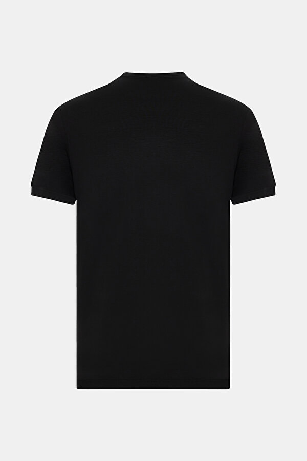 BLACK BICYCLE COLLAR SHORT SLEEVE TSHIRT 2