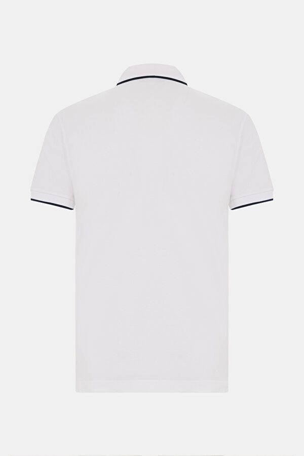 NAVY BLUE POLO NECK SHORT SLEEVE TSHIRT 2