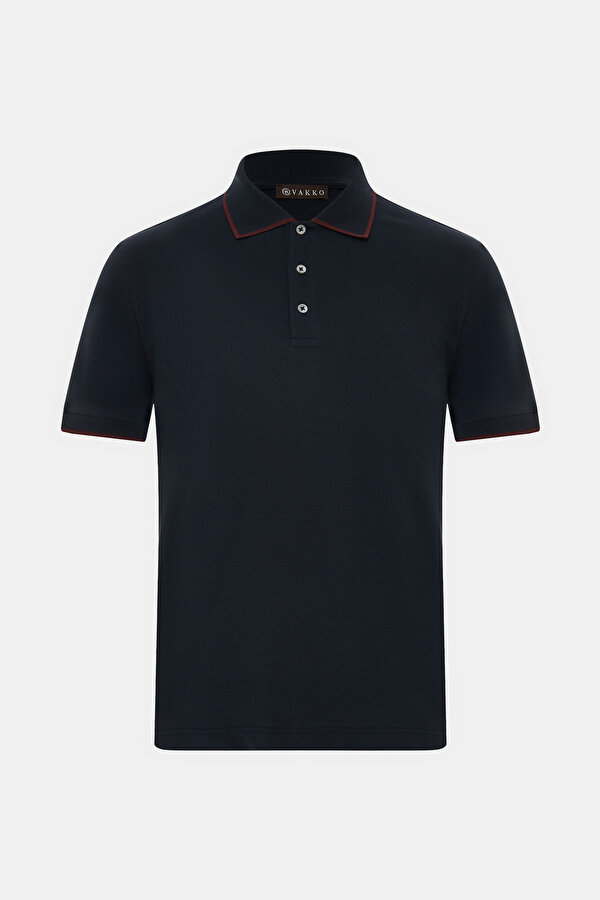 BRICK POLO NECK SHORT SLEEVE TSHIRT