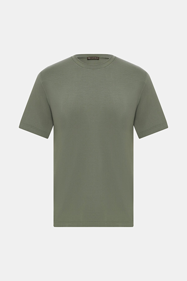 GREEN BICYCLE COLLAR SHORT SLEEVE TSHIRT