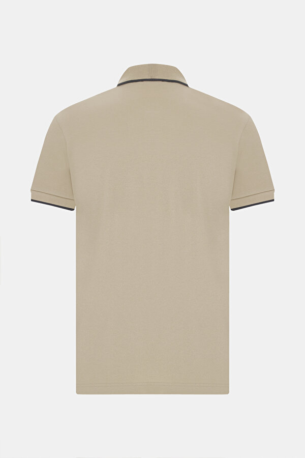 SMOKED POLO NECK SHORT SLEEVE TSHIRT 2